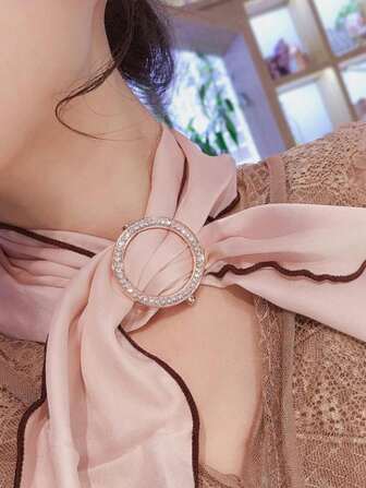 Multifunctional Scarf Clip - Fastener, Waist Cincher, Decoration For Clothing Hem, Women's Accessory