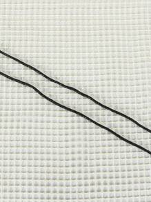 1双150厘米时尚三股编织鞋带，黑色圆形，可替换的结实鞋带，适用于中帮和高帮靴子（仅含鞋带，不含鞋子） - 黑色 - 查看 5