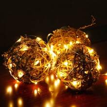 6 Pc Fairy Lights Battery Operated String Lights - 6.56ft 20 LED Mini String Lights Wire Firefly Lights For Vases Mason Jars DIY Crafts Plants Table Centerpieces Wedding(Warm White) - White - View 10