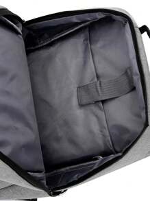 HAOMING Exclusive Backpack Set Of 3 Pieces Backpack For Light Use Decent And Formal Bag With USB Port - Grey - View 4