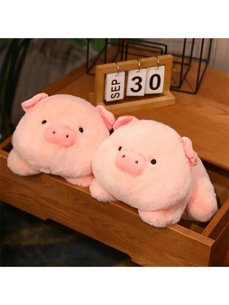 Peluche Maiale Rosa 30 Cm - Morbido E Abbracciabile, Regalo Per Bambini