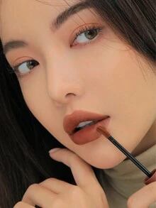 3CE Velvet Lip Gloss #Bitter Moment, Velvet Matte, Smooth & Lightweight, Healthy Glow, Exquisite & Luxurious, Long-Lasting Color, Korean Cosmetics - BELUDRU #JAM PAGI - View 2