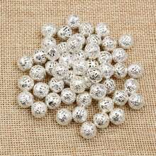 50 顆空心花珠 Diy 間隔串珠吊飾適用於珠寶製作配件 - Hollow beads - 查看 5