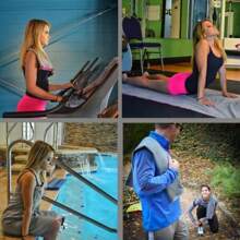 2/1 pieza Toalla de playa de microfibra ultra suave, toalla de playa de secado rápido y absorbente de doble cara, toalla de yoga y deportes de unicolor y portátil, artículos esenciales de playa, accesorios de playa, flotador de piscina