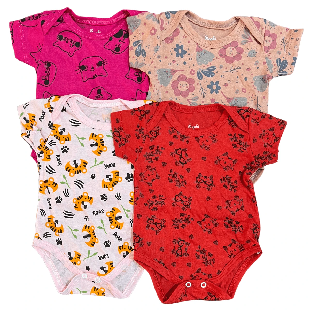 Baby Girls Bodysuits - 12-18M - 查看 1