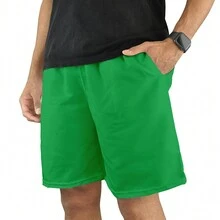 Men Beach Shorts - 青檸色 - 查看 3