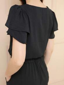 Women Two-Piece Outfits - màu đen - Xem 7