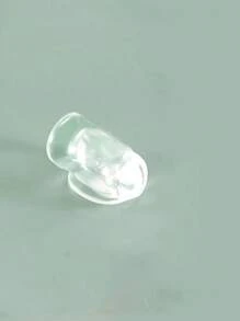 2pcs Pea Shape High Heels Anti-Friction Transparent Invisible Non-Slip Forefoot Pads Heel Stickers Universal