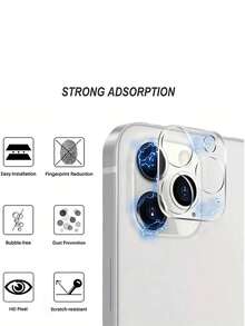 6合1隱私屏幕保護貼，適用於iPhone 14 Pro Max 13 12 11 Plus相機鏡頭膜，適用於iPhone 14 13 12 11 Mini，鋼化玻璃，生日/復活節/男孩/女友禮物 - 黑色 - 查看 8