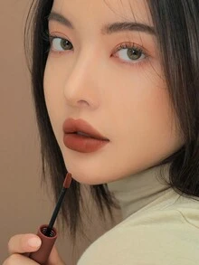 3CE Velvet Lip Gloss #Bitter Moment, Velvet Matte, Smooth & Lightweight, Healthy Glow, Exquisite & Luxurious, Long-Lasting Color, Korean Cosmetics - BELUDRU #JAM PAGI - View 4
