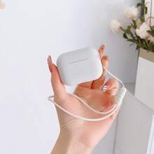 New Hanging Rope Protective Case Set Compatible With Airpods Pro 2, Candy-Colored Earphone Cover - Beige - View 3