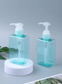 1 件便攜式旅行瓶套裝適用於洗髮精、護髮素、沐浴露、乳液和洗手液,按壓式可填充瓶 - 藍色 - 查看 8