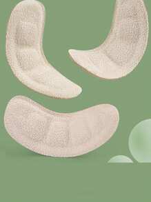 2pcs Pea Shape High Heels Anti-Friction Transparent Invisible Non-Slip Forefoot Pads Heel Stickers Universal - Beige - View 7