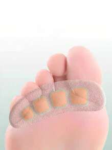 2pcs Pea Shape High Heels Anti-Friction Transparent Invisible Non-Slip Forefoot Pads Heel Stickers Universal - Beige - View 6