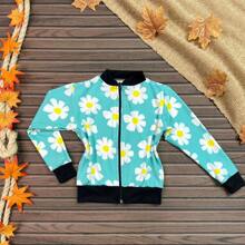 Young Girls Winter Coats - màu xanh lá - Xem 2