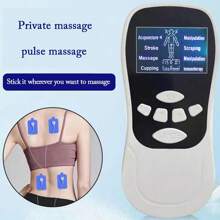 Đa chức năng Có thể mang đi Máy mát xa toàn thân Vật dụng trong nhà Kinh tuyến Cột sống cổ Mát xa Thiết bị Xung Mát xa Nhạc cụ Thiết bị Có thể - trắng - Xem 2