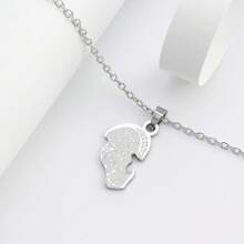 2 件时尚不锈钢蝴蝶形吊坠项链，适合情侣、情人节限量版、妈妈、母亲、母亲节、礼物