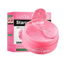 60 Piezas Mascarilla De Ojos De Galaxia De Rosa Para Hidratar, Humectar Y Reparar, Parche De Mascarilla De Ojos Para El Cuidado De La Piel - Rosa - Ver 5