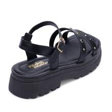 Kids Flat Sandals - màu đen - Xem 3