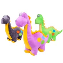 Dinossauro de Pelúcia 58cm Dino Brinquedo Infantil de Pelucia Decoração para Quarto das Crianças - Roxo - Visão 3