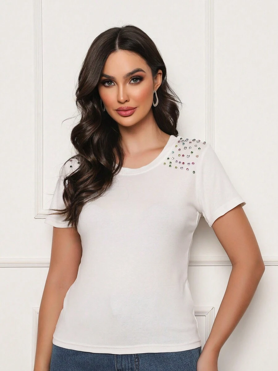 Women T-Shirts - trắng - Xem 1