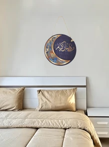 Wooden Door Plaque Decor, House Number Sign Decoration, Home Decor Accents,Home Decor ,Room Decor,Wall Decor - Royal Blue - View 4