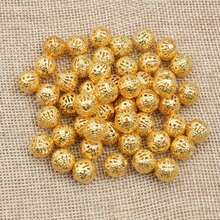 50 顆空心花珠 Diy 間隔串珠吊飾適用於珠寶製作配件 - Hollow beads - 查看 17