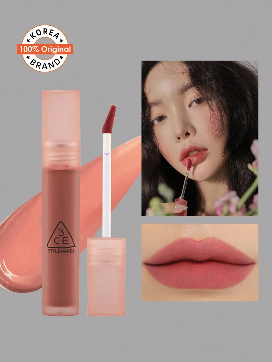 3CE BLUR WATER TINT #DOUBLE WIND, Liquid Lipstick, Long-Lasting Color, Korean Cosmetics, K-Beauty, Gift Set