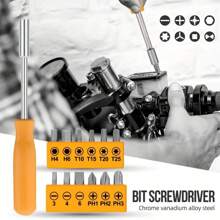 Right Angle Screwdriver - 90 Degree Offset Ratcheting Screwdriver Pocket Mini Low Profile Ratchet Wrench Bit Socket Set For Tight Space Cool Gadgets Gear Tool - Yellow - View 5