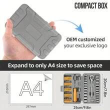 Right Angle Screwdriver - 90 Degree Offset Ratcheting Screwdriver Pocket Mini Low Profile Ratchet Wrench Bit Socket Set For Tight Space Cool Gadgets Gear Tool - Yellow - View 3