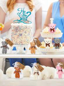 1~20 chiếc 4,7 inch Gấu bông nhỏ nhồi bông Đồ chơi sang trọng DIY Móc khóa Túi Mặt dây chuyền, Đám cưới Sinh nhật Hộp quà tặng Búp bê Đồ chơi cho Bánh sinh nhật Trang trí đám cưới Đồ dùng tiệc ủng hộ Phụ kiện DIY, Gấu bông, Gấu, Quà tặng Phục sinh - Cà phê - Xem 4