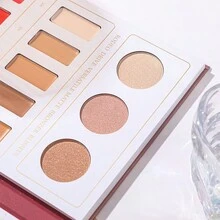 Paleta De Sombras De Ojos Y Rubor Multiuso De 52 Colores Que Incluye Tonos Perlados, Mate Y De Tonos Tierra - Disco completo de 52 colores. - Ver 6