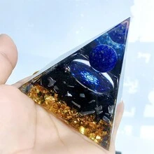 1入石材青金石水晶球水晶金字塔-吸引正能量、減輕壓力、增強脈輪療癒-作為獨特的禮物的晶冥想石 - lapis - 查看 5