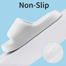 White Eva Shoes, New Fashion Soft-Soled Eva Slippers, Lightweight Comfortable And Soft, Slip-Resistant, Suitable For Indoor, Outdoor, Bathroom, And The Ins Style - White - View 2