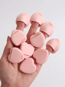 50pcs Finger Air Cushion Sponge Powder Puff Set, Including Air Cushion Sponge, Latex-Free Mixed Sponge And Makeup Puff, For Liquid Foundation, Powder Foundation, Concealer. Suitable For All Skin Types.