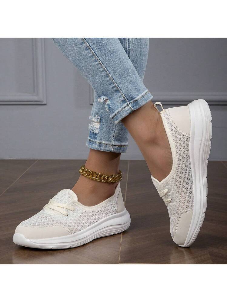 Babysbule Chaussures pour Femmes en Liquidation, Chaussures Décontractées à Lacets à Talon Compensé Pailleté, Espadrilles pour Femmes