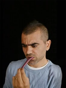 1 Miếng Fake Lưỡi Trò ảo thuật Chơi khăm Prop Vui Lưỡi Đồ chơi - Đỏ - Xem 4