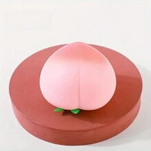 創意減壓模擬桃子發泄神器大桃子擠壓慢反彈減壓及解壓玩具 - 粉色 - 查看 1