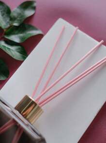 香味扩散棒 - 彩色无焰蒸发式扩散棒套装，芳香藤条装饰，芳香疗法，家用清新剂，扩散器，礼物，家居装饰 - 粉色 - 查看 6