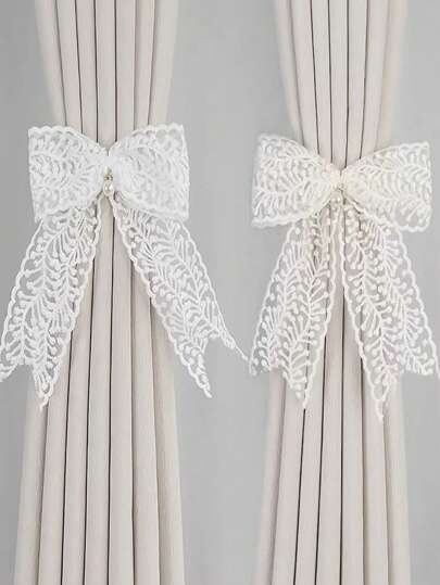 1 Pieza De Lazo De Encaje Para Cortina De Ventana, Sujeción De Cortina Transparente De Estilo Francés, Cuerda Decorativa Elegante De Estilo Coreano