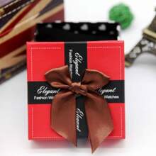 1入組心形禮品盒,附蝴蝶結,適用於手錶、珠寶和禮品 - 均碼 - 查看 2