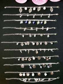 Bracelet Sets - 銀色 - 查看 2