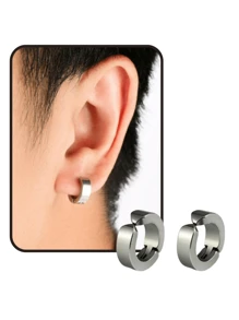 Men's Earrings - Bạc - Xem 1
