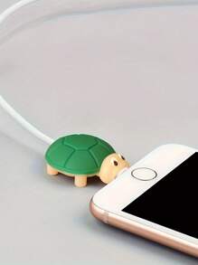 1 Miếng Hoạt hình Rùa Hình dạng Bộ bảo vệ cáp dữ liệu - Nhiều màu - Xem 1