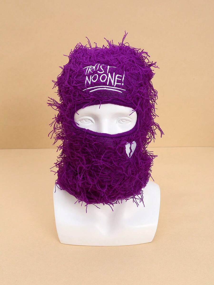 1入男士路徑單車面罩戶外防風頭套 - 紫色 - 查看 1