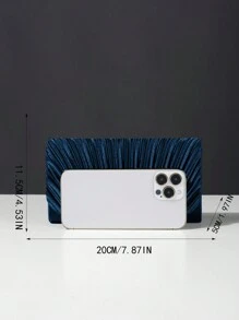 閃亮、時尚、優雅且休閒的信封手拿包,迷人、豪華且精緻的鏈帶肩背包,適合女性、學生、上班族和新娘作為晚禮服手袋、錢包、手提包,在婚禮、女士生日派對、舞會、宴會等場合適用,是女性的最佳禮物 - 藏蓝色 - 查看 4