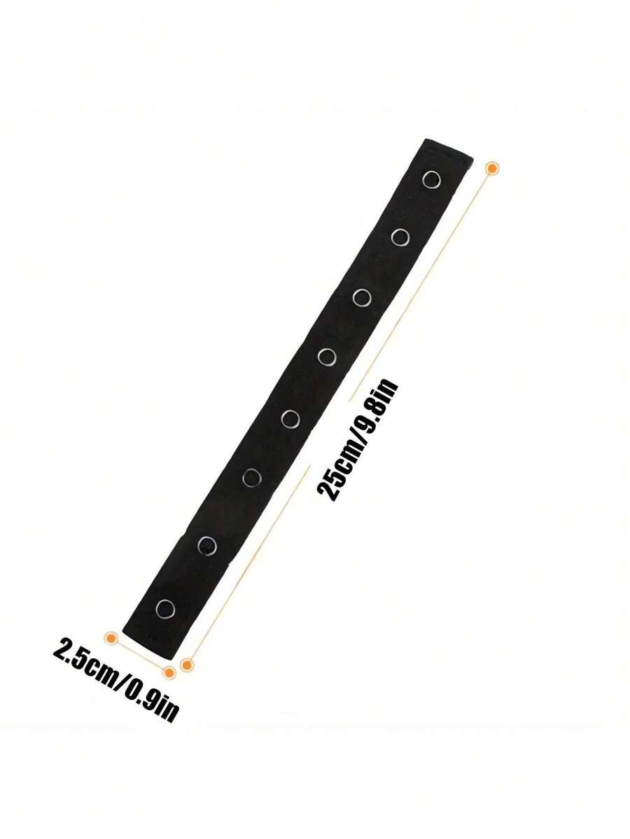 1PC, Elastic Waist Extenders Stretch Waist Belt ,Black Elastic Waist