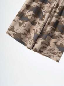 3入組年輕男孩迷彩印花T恤套裝，包括短褲和長褲 - 彩色 - 查看 8