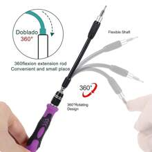 115 In 1 Precision Screwdriver Set, Electronics Magnetic Repair Tool Box ,With Case For Repair Computer, Phone, PC, Cellphone, Laptop, Switch, PS4, Game Console, Watch, Glasses Etc.Purple., Tools For Men