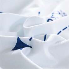 4入組新款皮膚友好印花床品套裝；四季通用床上用品套裝（不含填充物） - 快樂星球 - 查看 3